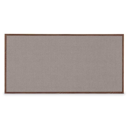 United Visual Products Combo Board, 72"x48", Black Frame/Black Porcelain & Cork UVDECORK7248B-BLKPORC-CORK